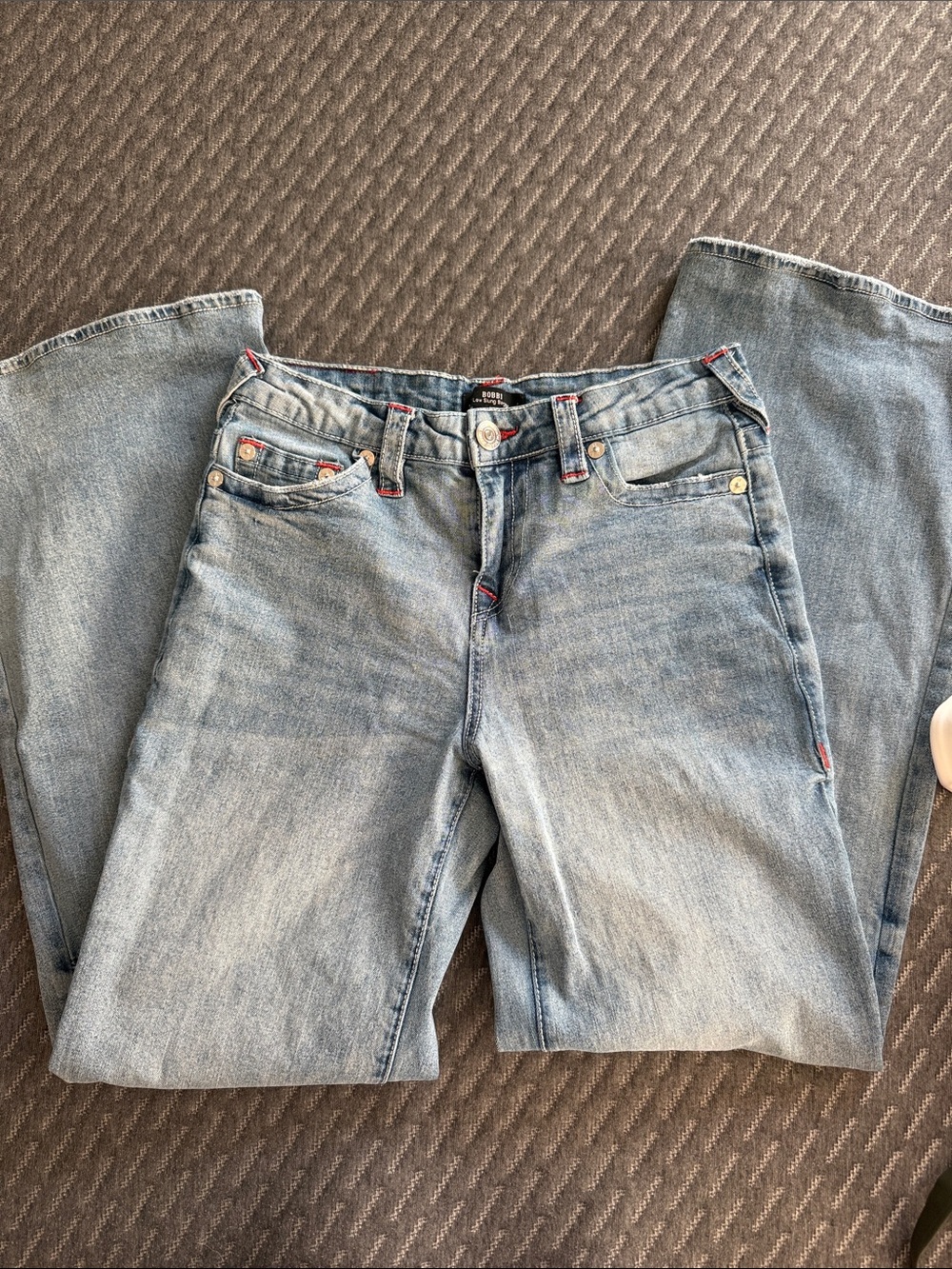 True Religion Light Blue Boot Cut Jeans